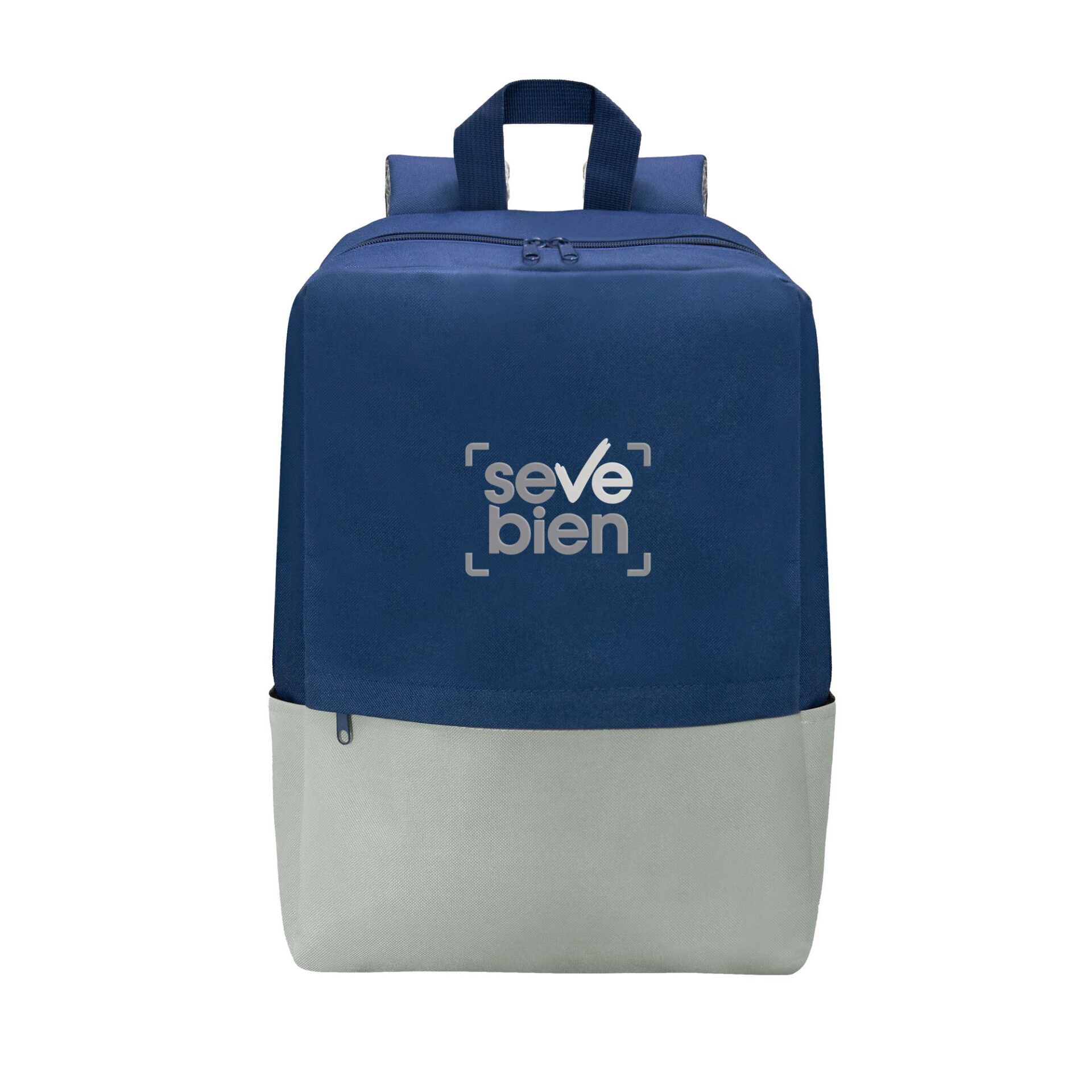 Mochila corporativa personalizada Meridian, ideal para promociones y eventos empresariales - High Cube Chile